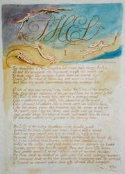 Thel I Las Hijas de Mne Serafín..., placa 3 de El Libro de Thel, 1789